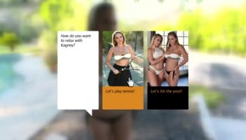 Girls Out West - Kinky hairy lesbians enjoy oral n toys